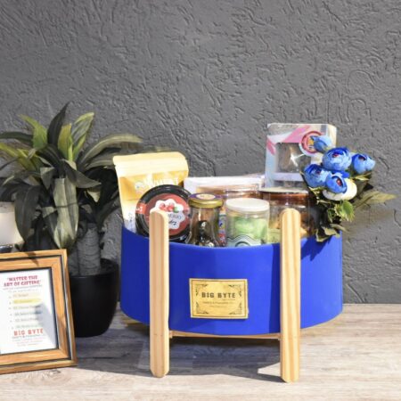 Azure Charm Oblong Hamper