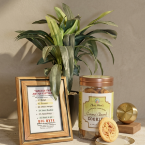 Caramel Almond Cookies