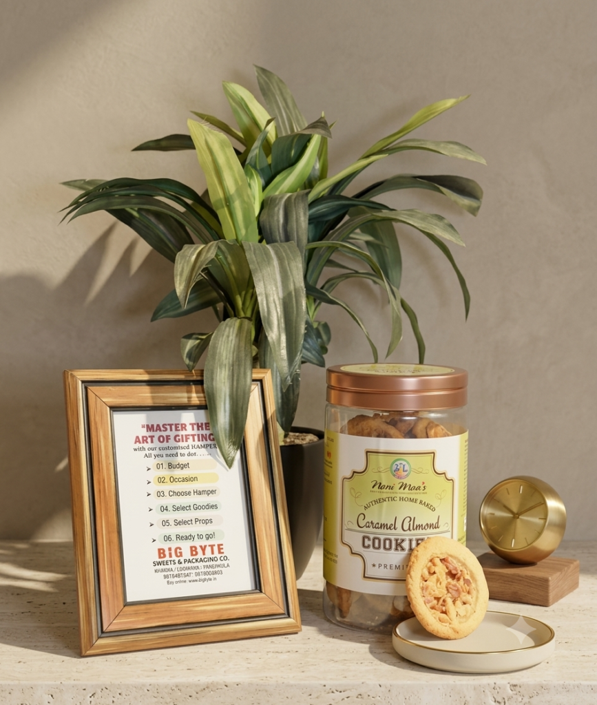 Caramel Almond Cookies