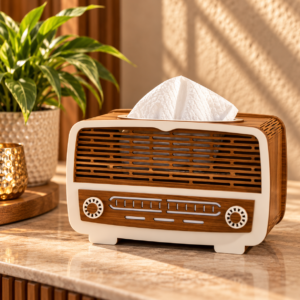 The Retro Radio Tissue Holder